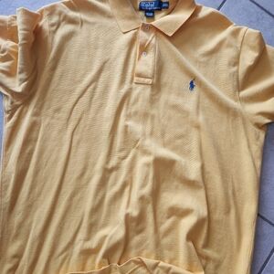 Mens polo by Ralph Lauren yellow s/s shirt